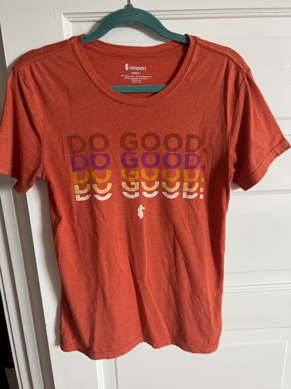 cotopaxi Orange "Do Good" Short Sleeve Graphic Tee